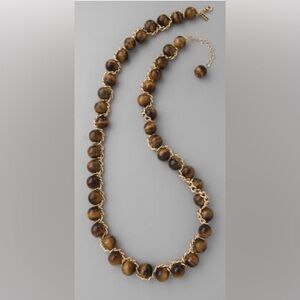 Tuleste Woven Chain Beaded Necklace
